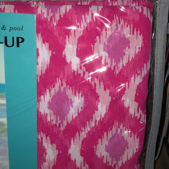 Beach & Pool Cover-up pink & purple L/XL NWT - Picture 2 of 4